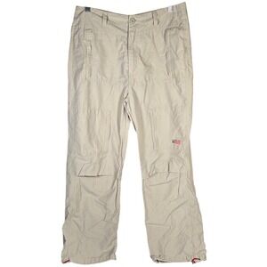 Vintage 2001 DC Shoe Co Active Terrain Unit Khaki Skater Cargo Pants 34 Mens Y2K